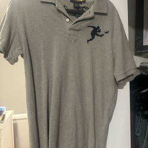Rugby Polo by Ralph Lauren Gray Polo Shirt